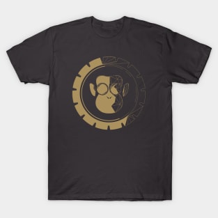 Doctor Bonobo Low-Poly (golden) T-Shirt